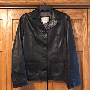 Nine West genuine leather jacket